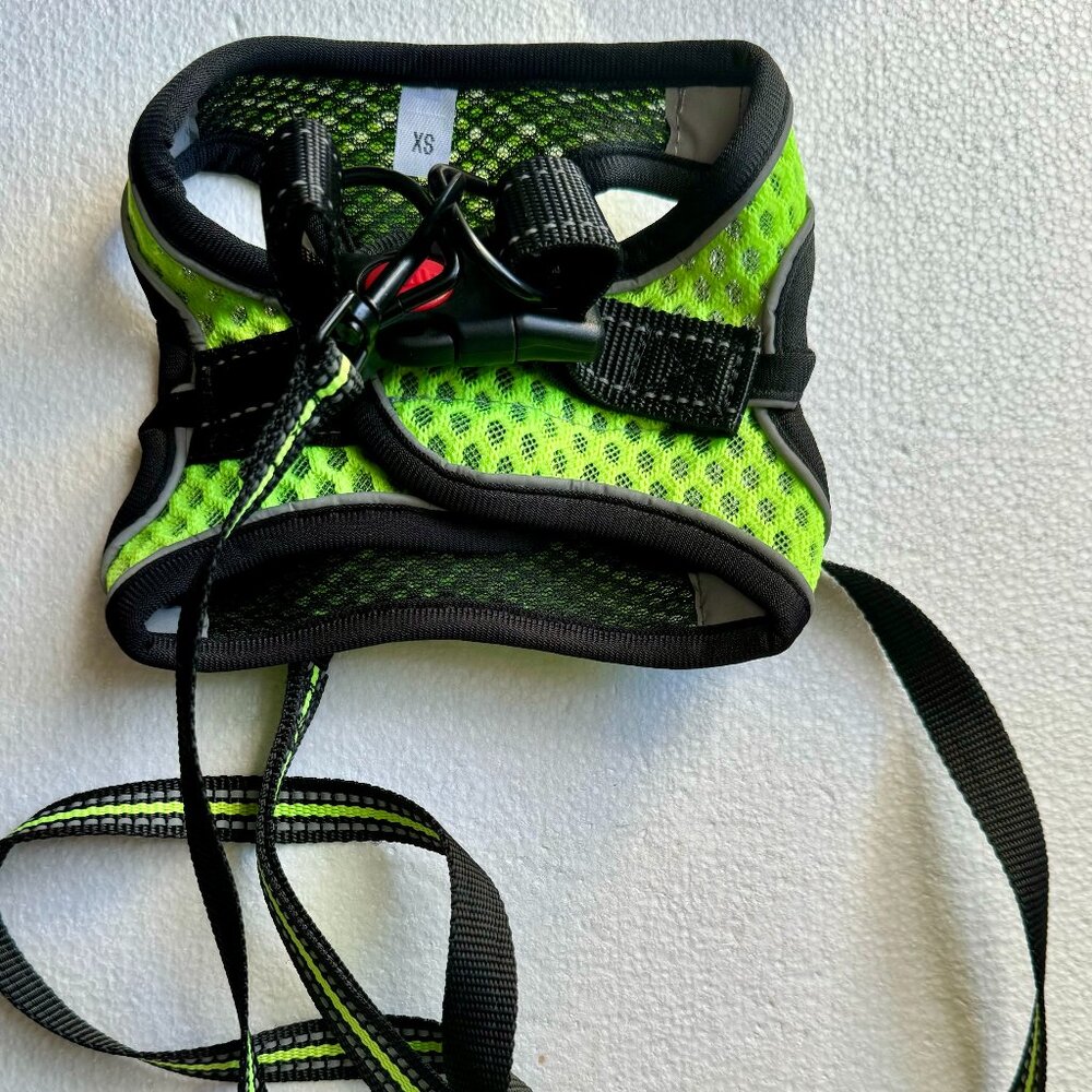 Bundle of Two  brand new XS dog's harnesses with leash